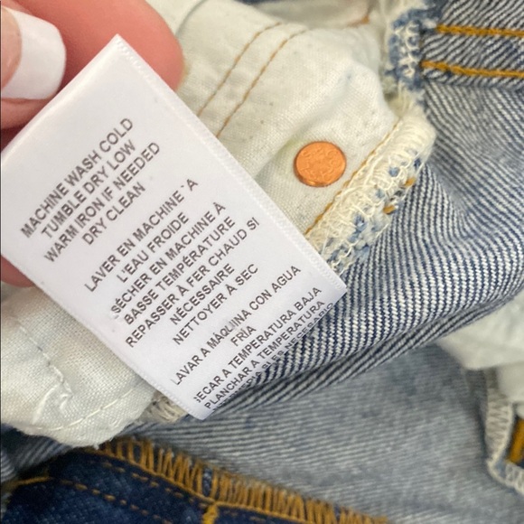 Re/Done+Levi’s 70s Stovepipe HiRise Button fly Straight Leg style001-3WLSSSIZE - Picture 13 of 16